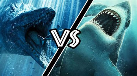 MEGALODÓN VS MOSASAURUS ¿Quién Gana? | Versus - YouTube