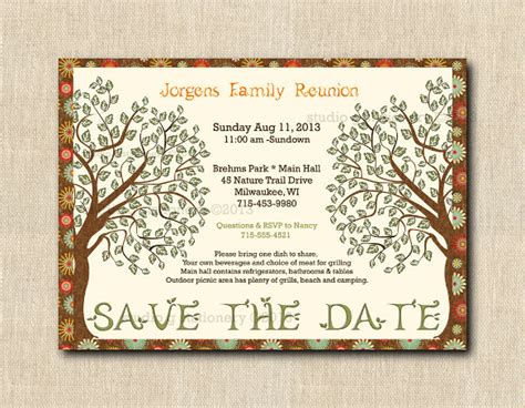 Family Reunion Invitations