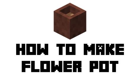 How To Make A Big Flower Pot In Minecraft | Best Flower Site