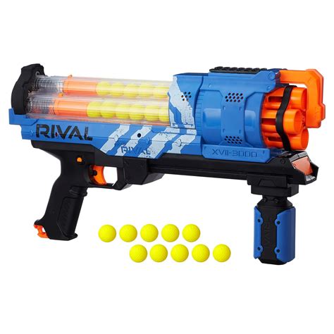 Nerf Rival Nemesis MXVII-10K, Blue (Amazon Exclusive) – One-Touch Top ...