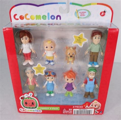 Cocomelon Family 8 Pack of Figures New Distressed Box | #4579777460