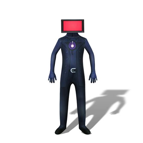 TV Man With Red Screen Costume | Skibidi Toilet Plush