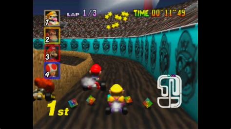 Mario Kart 64 - Wario Stadium [N64] - YouTube