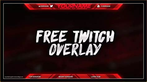 Free Twitch Overlay Template Of Free Twitch Overlay Template Psd Free ...