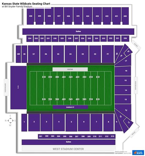 K State Football Stadium Seating Chart