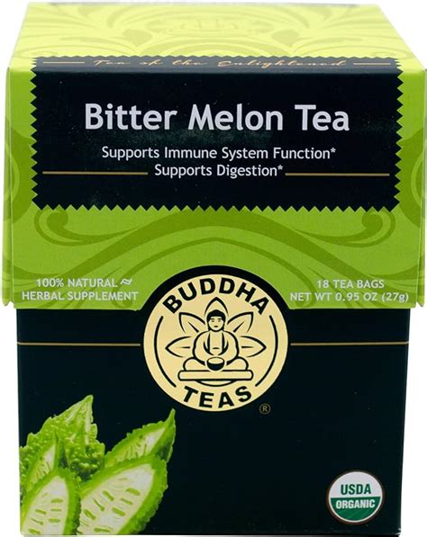 Bitter Melon Tea - Organic Herbs - 18 Sachets Bleach Free Tea Bags From ...