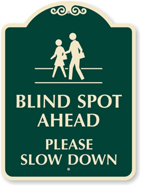 Blind Curve and Blind Corner Signs