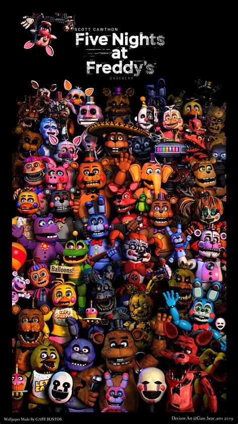 Fnaf characters by GareBearArt1 on DeviantArt | Fnaf wallpapers, Fnaf ...