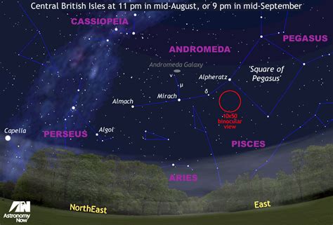 Find the Andromeda Galaxy in the late summer sky – Astronomy Now