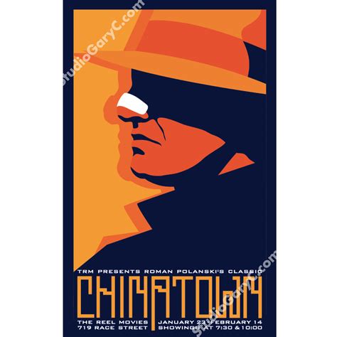 Chinatown Movie Poster - Studio Gary C