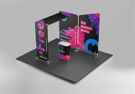 Free Simple Exhibition Mockup (PSD)