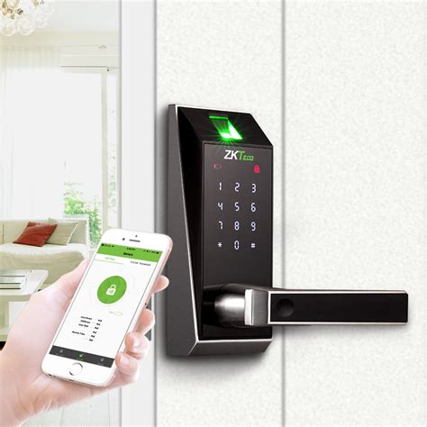 Biometric Fingerprint Door Lock Residential Smart Lock — ZKTeco USA ...