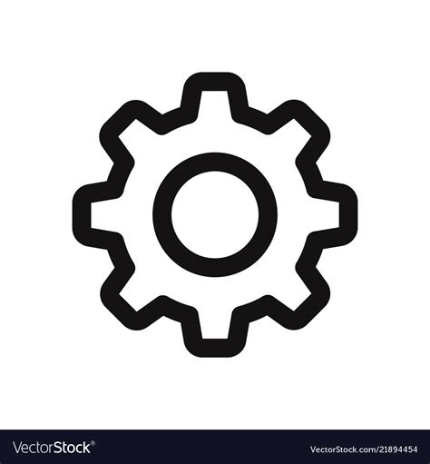 Settings icon Royalty Free Vector Image - VectorStock