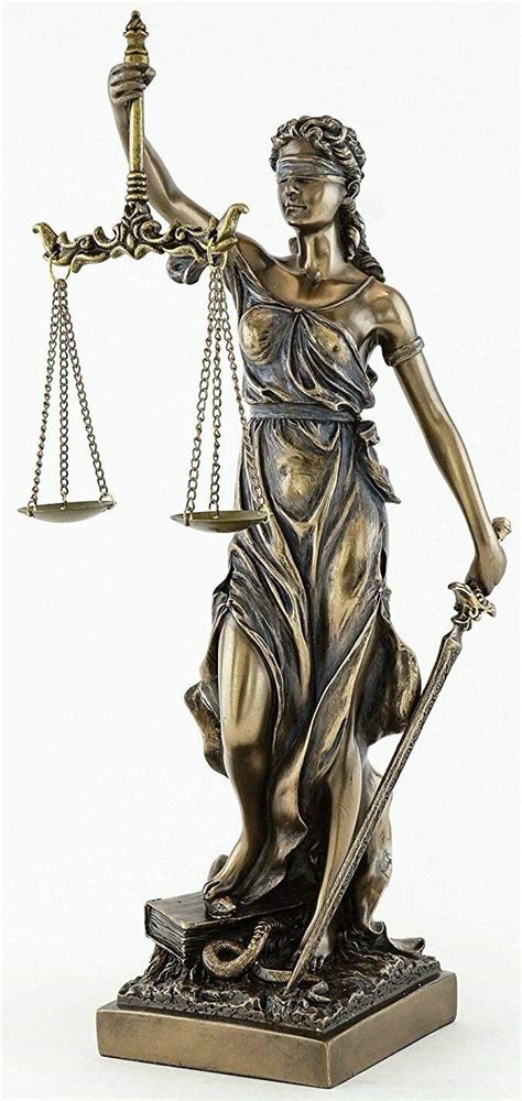 Buy JFSM INC. Blind Lady Justice Statue Sculpture - Greek Roman Goddess ...