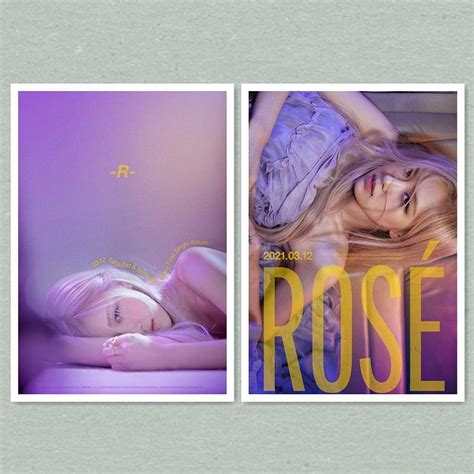 BLACKPINK ROSE Solo Album Photo Poster