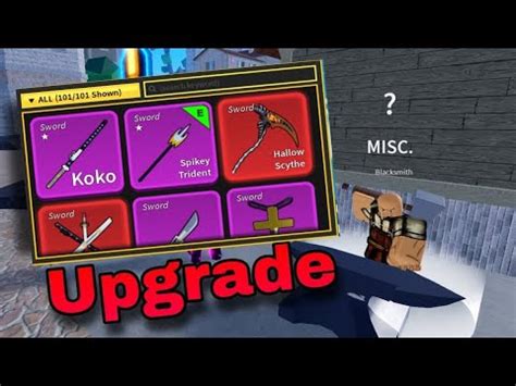 SWORD UPGRADE [KOKO and SPIKEY TRIDENT] showcase - YouTube