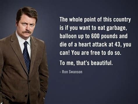 17 Ron Swanson Quotes As Motivational Posters For a Better Life