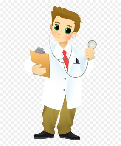 Doctor Cartoon Clip Art Clipart - Transparent Background Doctor Clipart ...