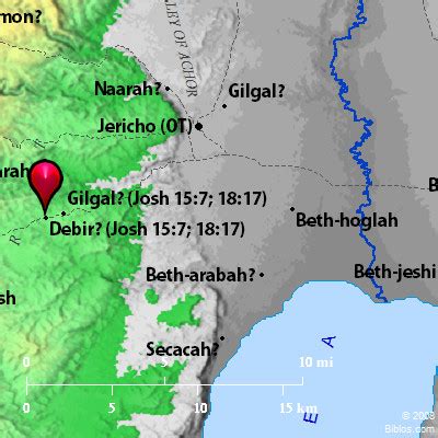 Bible Map: Debir 2