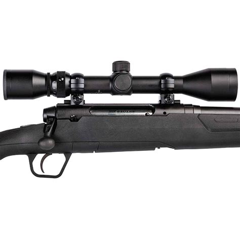 Savage Arms Axis XP Compact with Weaver Scope Black Bolt Action Rifle ...