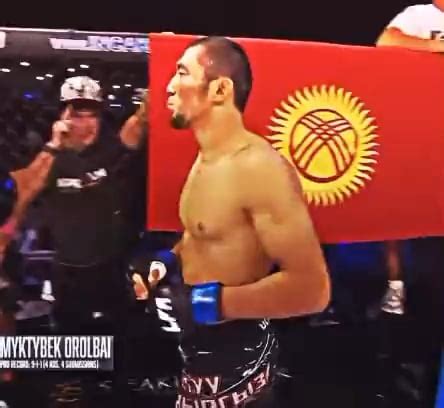 Myktybek Orolbai Out of the ice to fight the warrior of our time : r/ufc