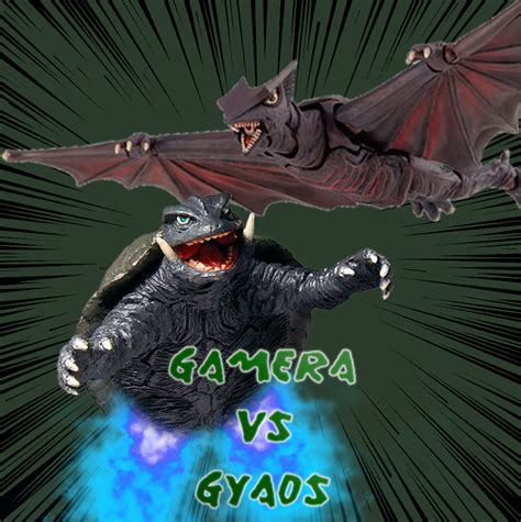 Gamera vs Gyaos poster by PrimalRageDude96 on DeviantArt