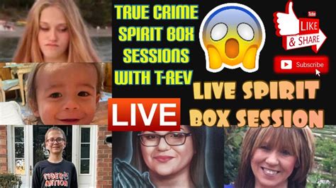 Saturday Spirit Box Sessions With T-REV - Join Live To Ask Questions ...