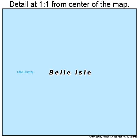 Belle Isle Florida Street Map 1205300