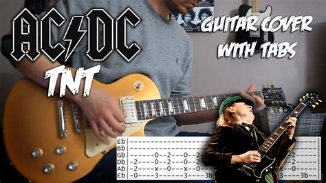 AC/DC - TNT - Guitar cover with tabs - YouTube