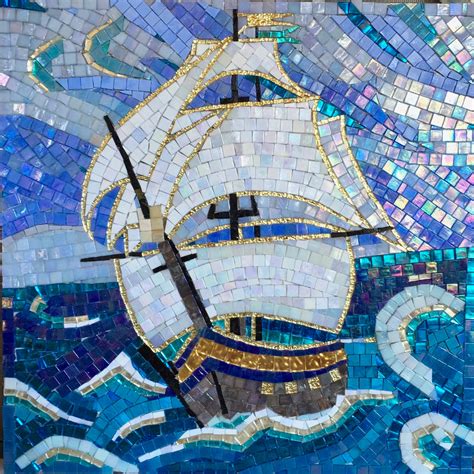 BRIG Mosaic Art Glass Art Glass Mosaic Tile Original Wall - Etsy Australia