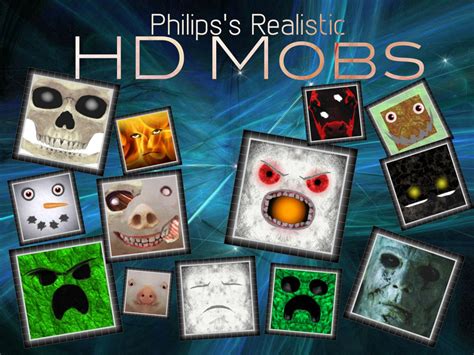 Philip's realistic: HD mobs [1.7.4 ready!] +elemental creepers + random ...