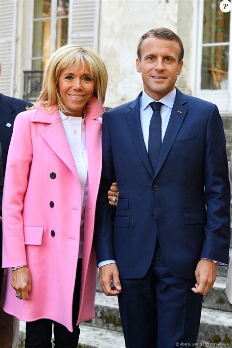 Brigitte et Emmanuel Macron lors des journée du patrimoine, le 15 ...