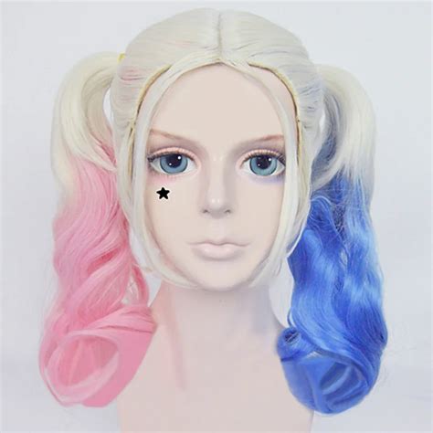 New Arrival Film Movie Suicide Squad Harley Quinn Cosplay Costume Wig ...