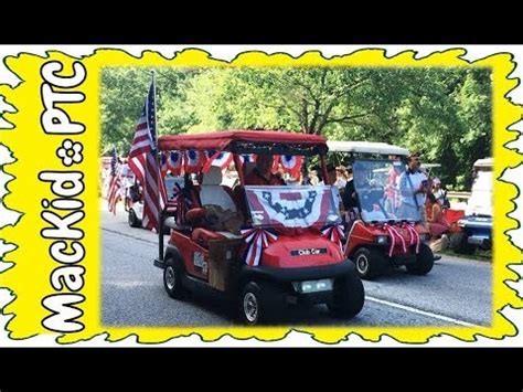 Peachtree City Golf Cart Parade and Fireworks - YouTube