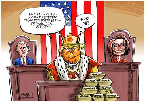 Political Cartoon on 'Trump Performs' by Dave Whamond, Canada ...