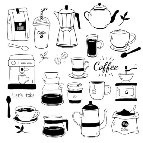 Free Vector | Cafe and coffee house pattern vector