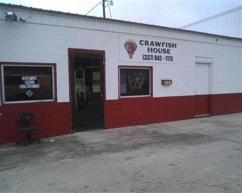 Menu at Crawfish House restaurant, Opelousas