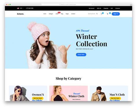 26 Best Free eCommerce Website Templates 2020 – Avasta