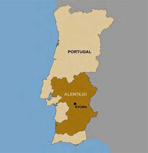 Map of Alentejo region. Own source. | Download Scientific Diagram