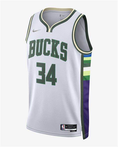 Milwaukee Bucks City Edition Nike Dri-FIT NBA Swingman Jersey. Nike PH