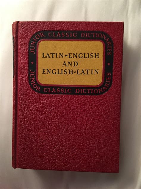 Latin-English Dictionary from 1938 : r/latin