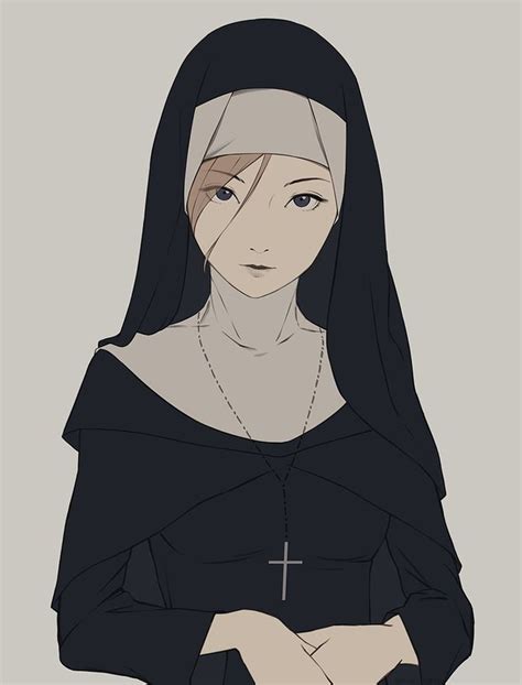 Nun by miura-n315.deviantart.com on @DeviantArt | Scary art, Character ...