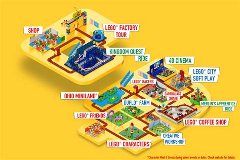 Attraction Map | LEGOLAND Discovery Center Columbus