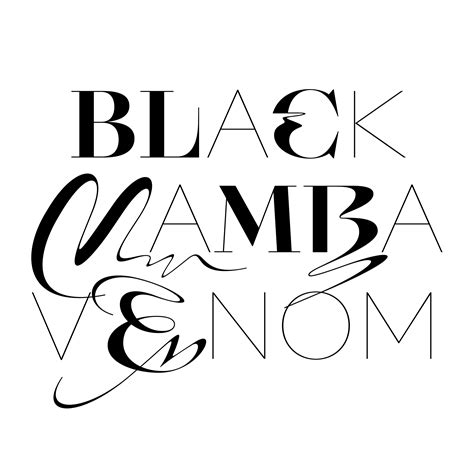 Black Mamba Venom – Typographica