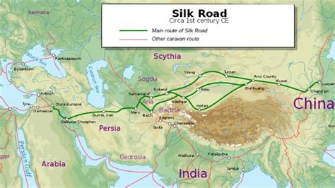 Silk Road Maps 2022 Useful Map Of The Ancient Silk Road Routes Silk ...