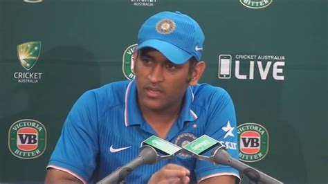 M S Dhoni Angry Interviews - YouTube