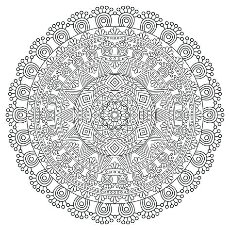 Pin auf ADULT COLORING-MANDALA