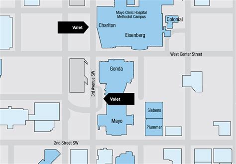 Mayo Clinic Rochester Campus Map