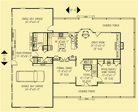 Open Floor House Plans With Wrap Around Porch | Floor Roma