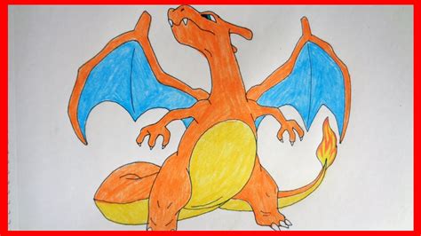 how to draw easy pokemon How to draw pokemon charizard № 6 - Step by ...